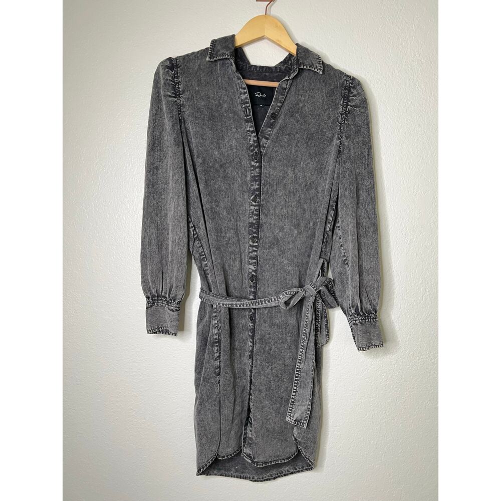 Rails Black Acid Wash Adele Dress Size XS - Picture 3 of 8